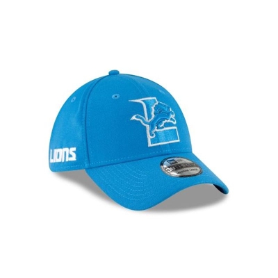 Sapca New Era Detroit Lions NFL Logo Mix 39THIRTY Stretch Fit - Albastri